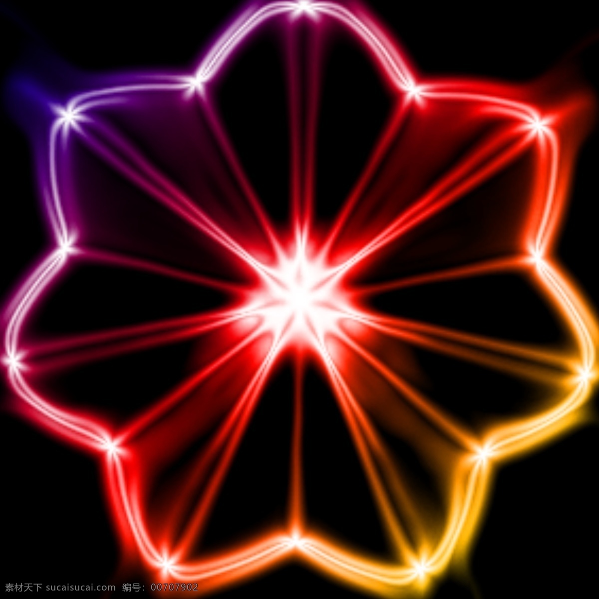 簡(jiǎn)單 炫彩 花瓣 櫻花 logo 創(chuàng)意 黑色