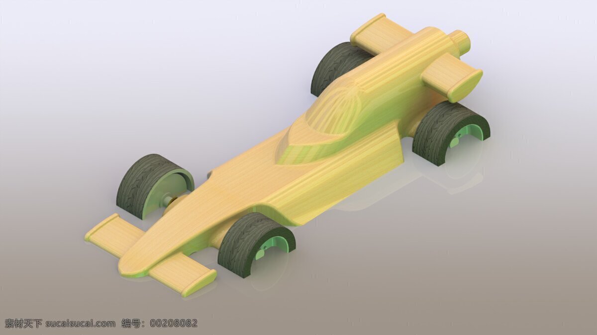玩具 f1 賽車 lasercut 3d模型素材 其他3d模型