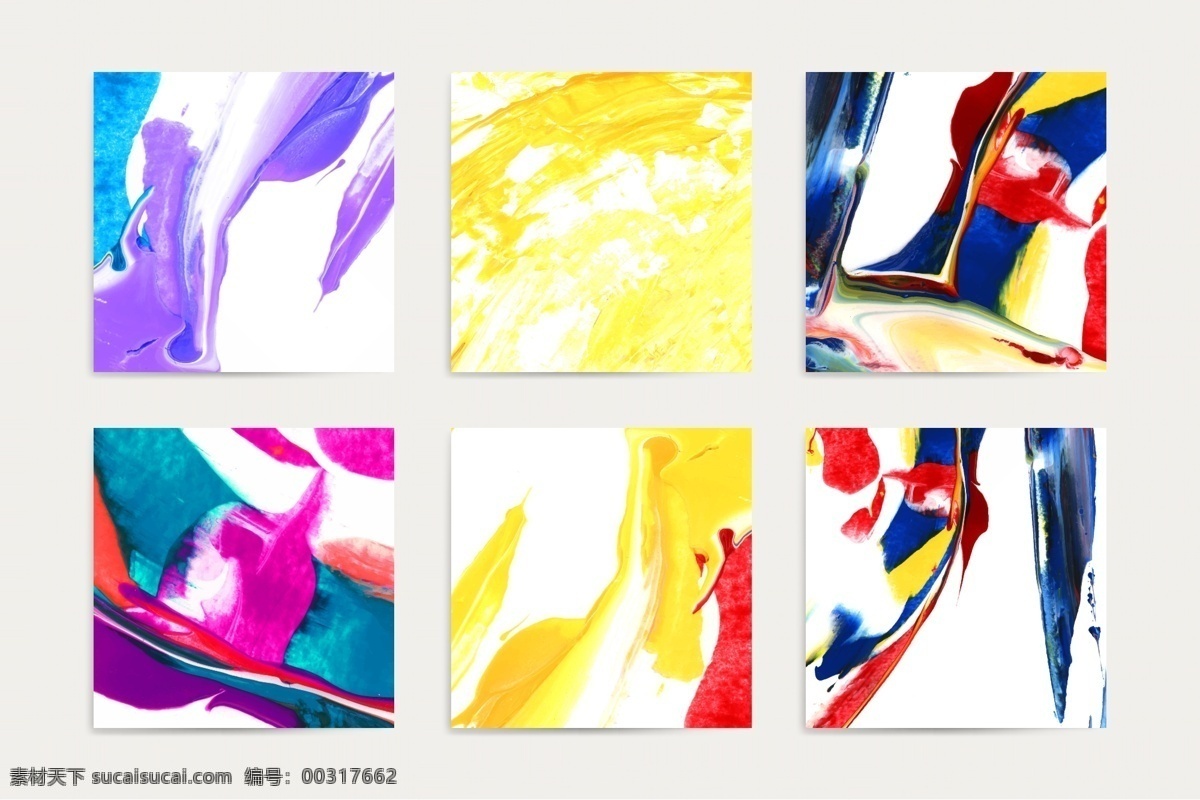 彩色 笔刷 抽象 笔触 丙烯 油画 流动 底纹边框 抽象底纹