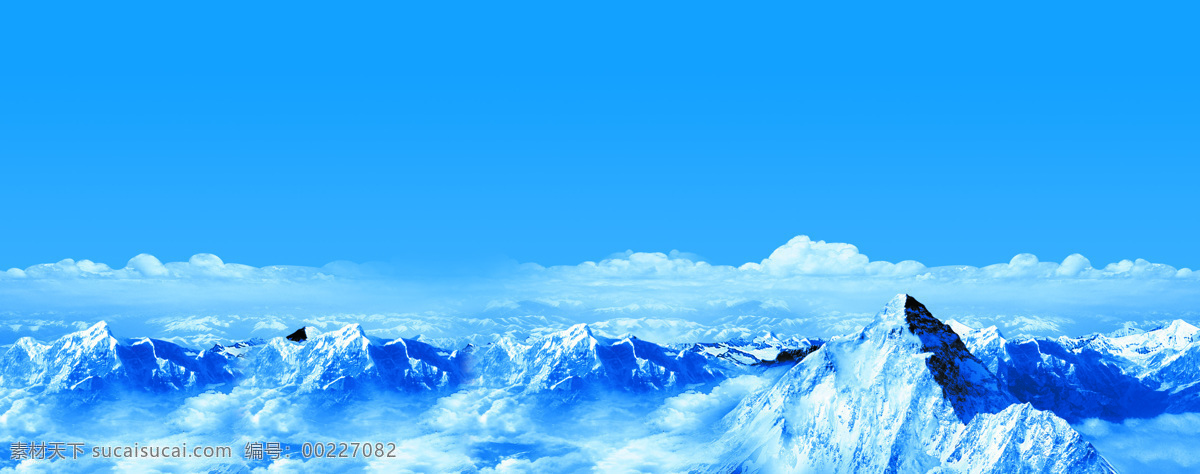 企业文化 背景 蓝色 云 山 自然景观 自然风景