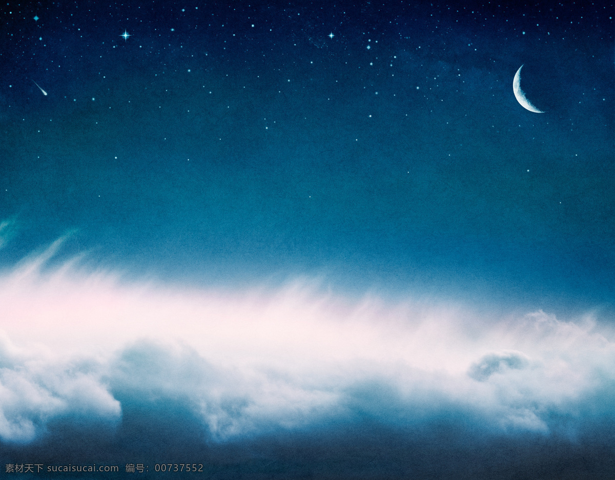 太空 大气层 唯美 星空 背景