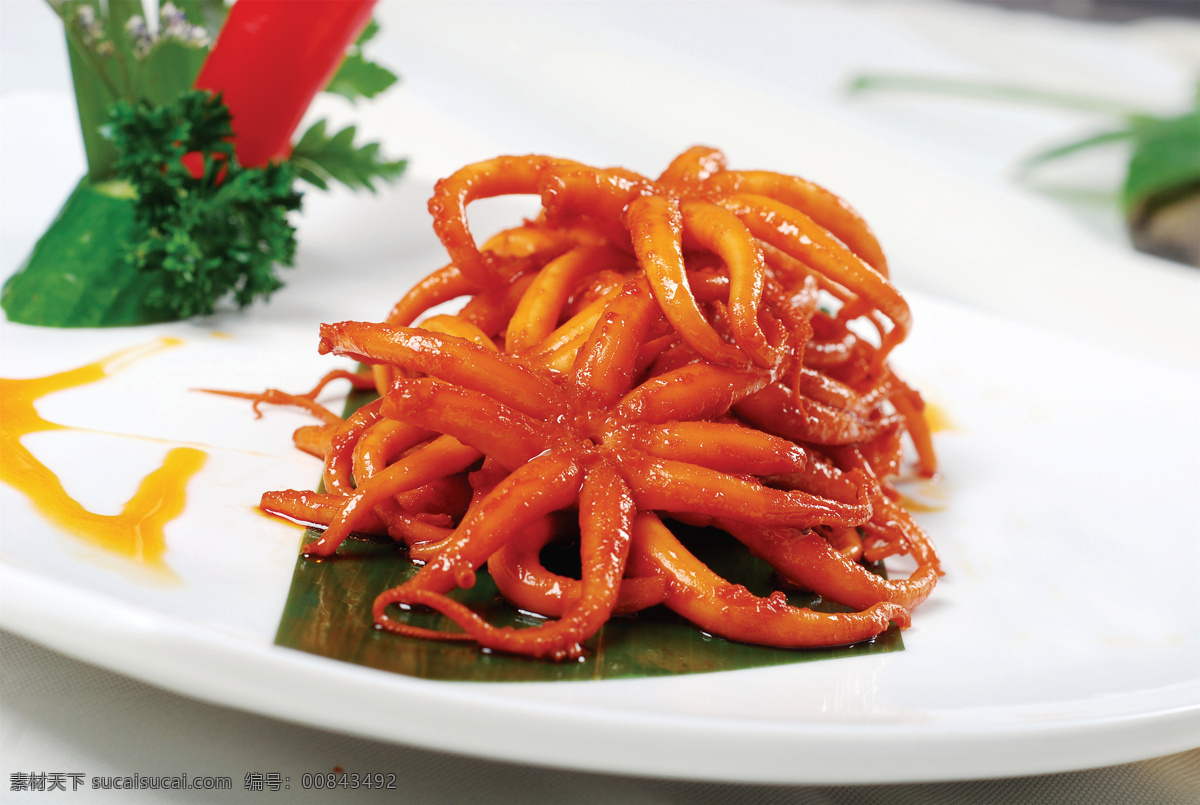 香辣八爪魚 美食 傳統(tǒng)美食 餐飲美食 高清菜譜用圖