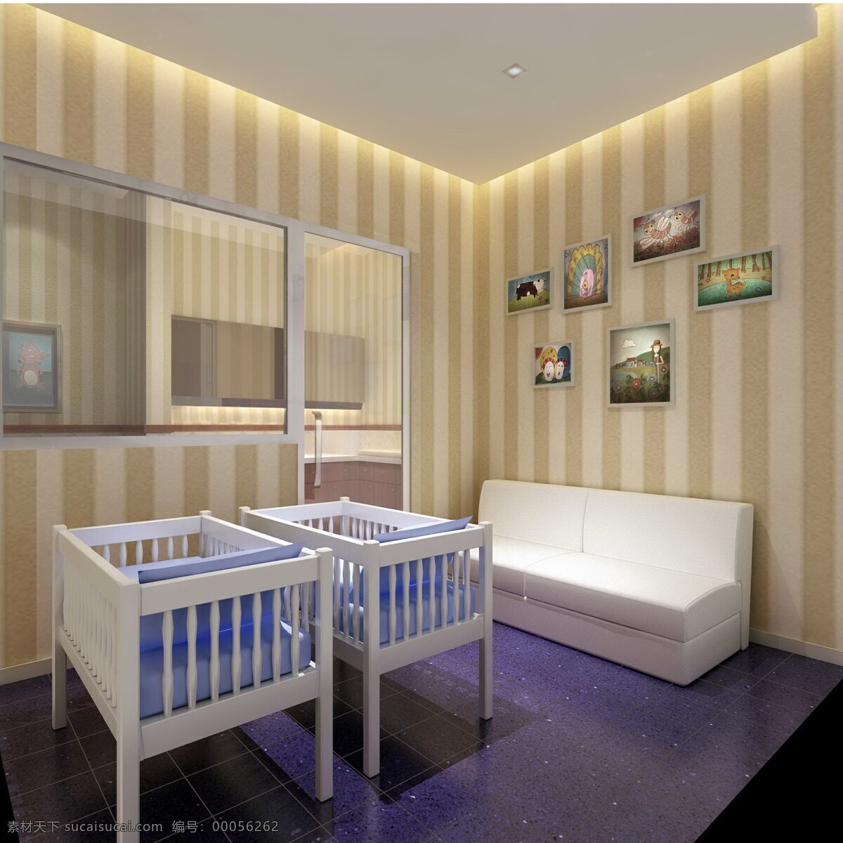 母婴 休息 间 环境设计 空间设计 商场 室内设计 室内效果图 母婴休息间 家居装饰素材