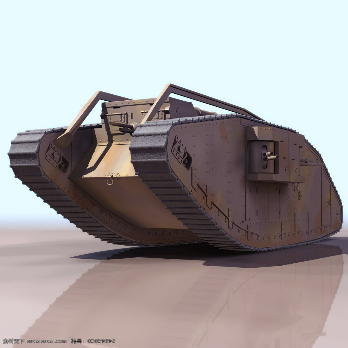 3d模型图库 军事 武器装备 坦克 3d作品 3d设计