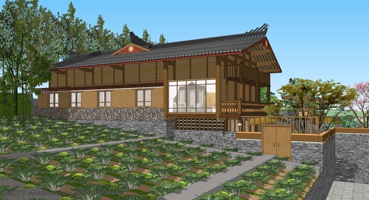 民居 改造 民宿 院落 民宿院 民家小院 民居改造 民宿庭院 庭院設(shè)計 民宿院落 民俗院 建筑設(shè)計 效果圖 草圖大師 環(huán)境設(shè)計