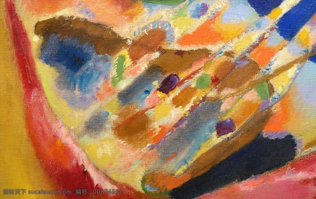 创意 色彩 抽象 油画 康丁斯基 绘画 彩色颜料 涂鸦 抽象画 抽象油画 抽象图案 装饰画 艺术画 文化艺术 绘画书法