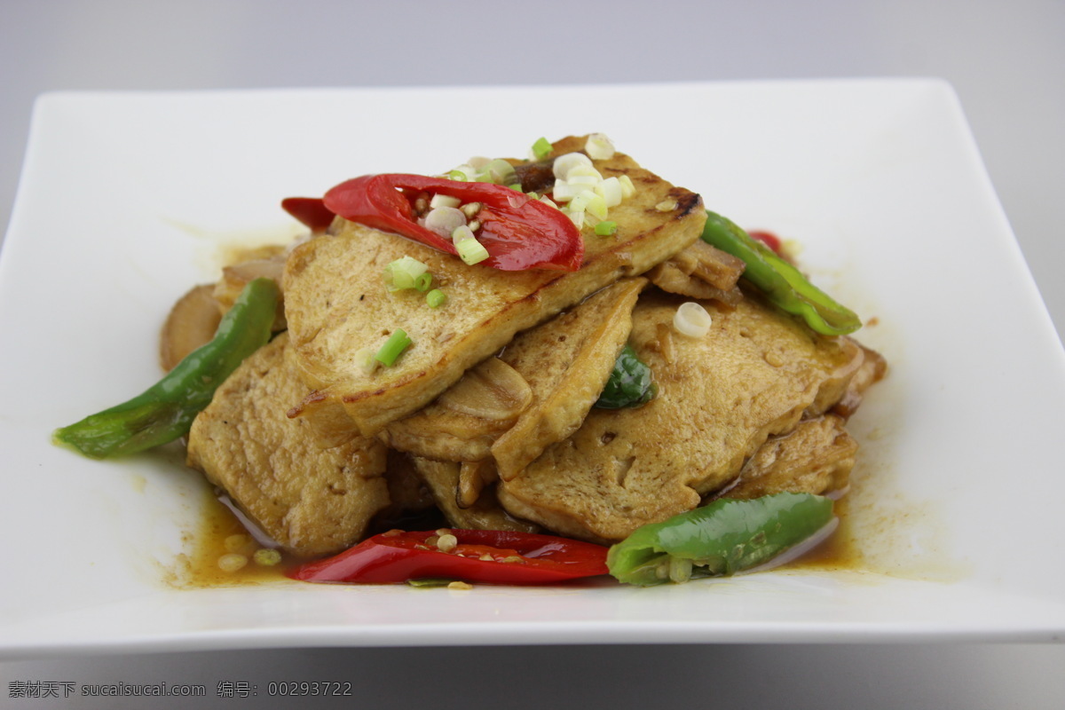 黃燜煎豆腐 家常煎豆腐 煎豆腐 香煎豆腐 干煎豆腐 菜品圖片 餐飲美食 傳統(tǒng)美食