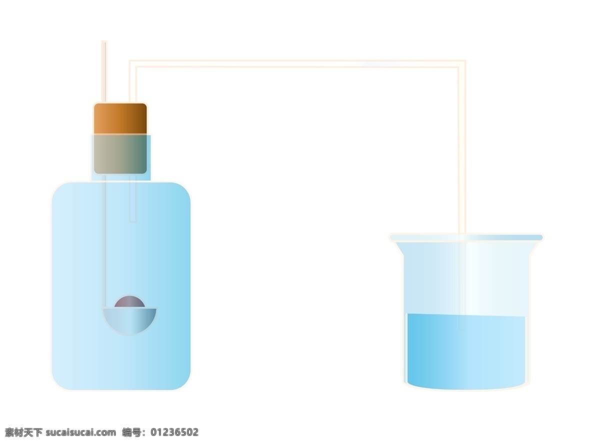 正在 做 化學(xué)實(shí)驗(yàn) 插圖 做實(shí)驗(yàn) 化學(xué)藥物 液體 化學(xué)反應(yīng) 氧氣 導(dǎo)管 藍(lán)色瓶子