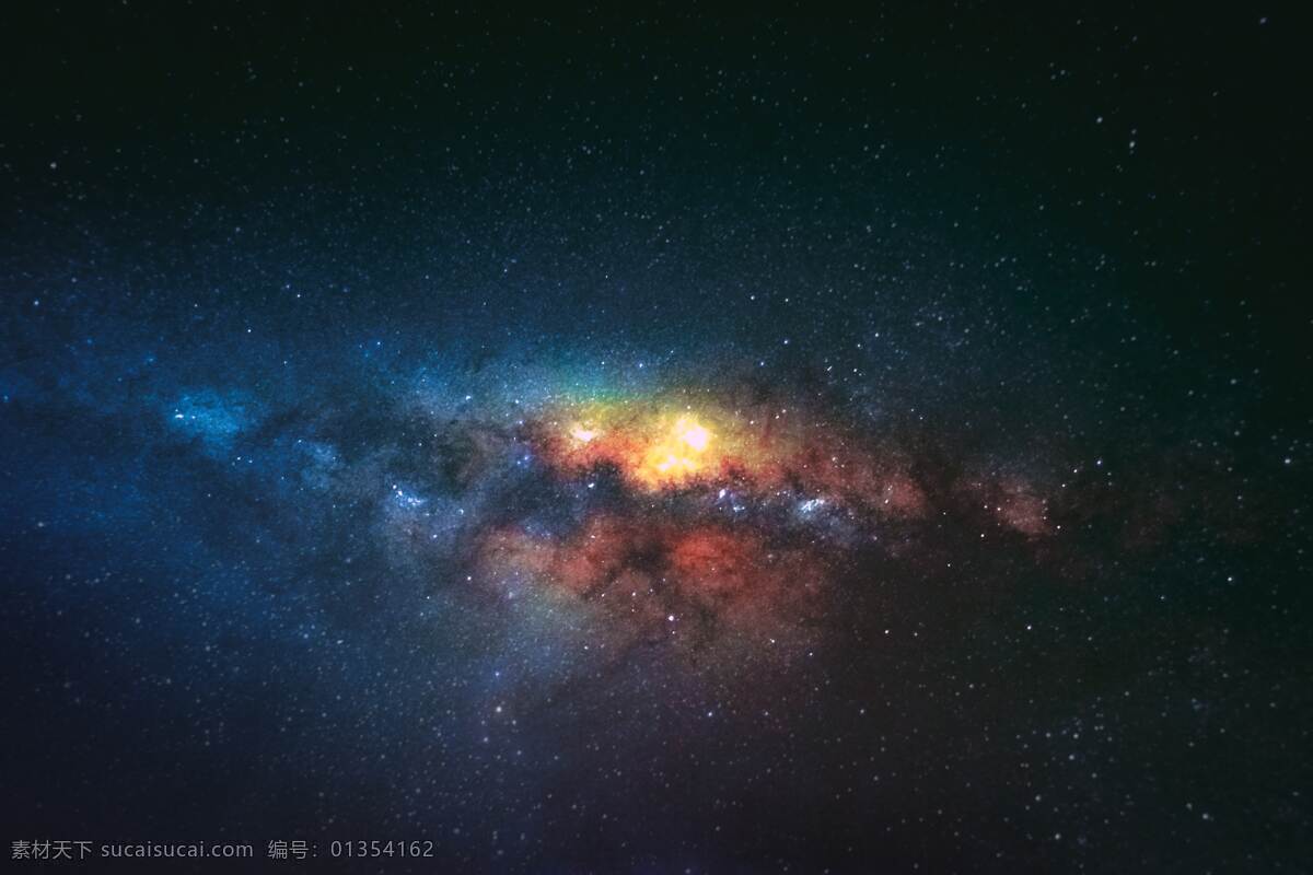 銀河系光芒 宇宙 銀河系 光芒 星星 星空 星云 自然景觀