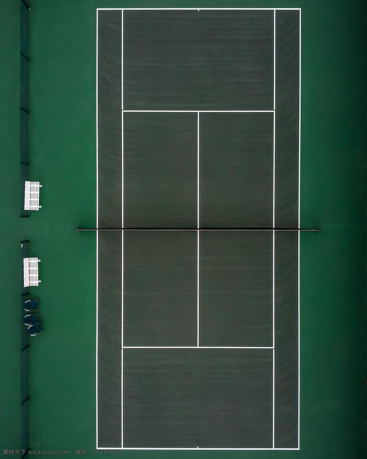 一个 网球 球场 俯 拍 网球场 球场俯拍 运动 场地 球场俯拍图 球场标准图 球场规格 图库未分类图 建筑园林