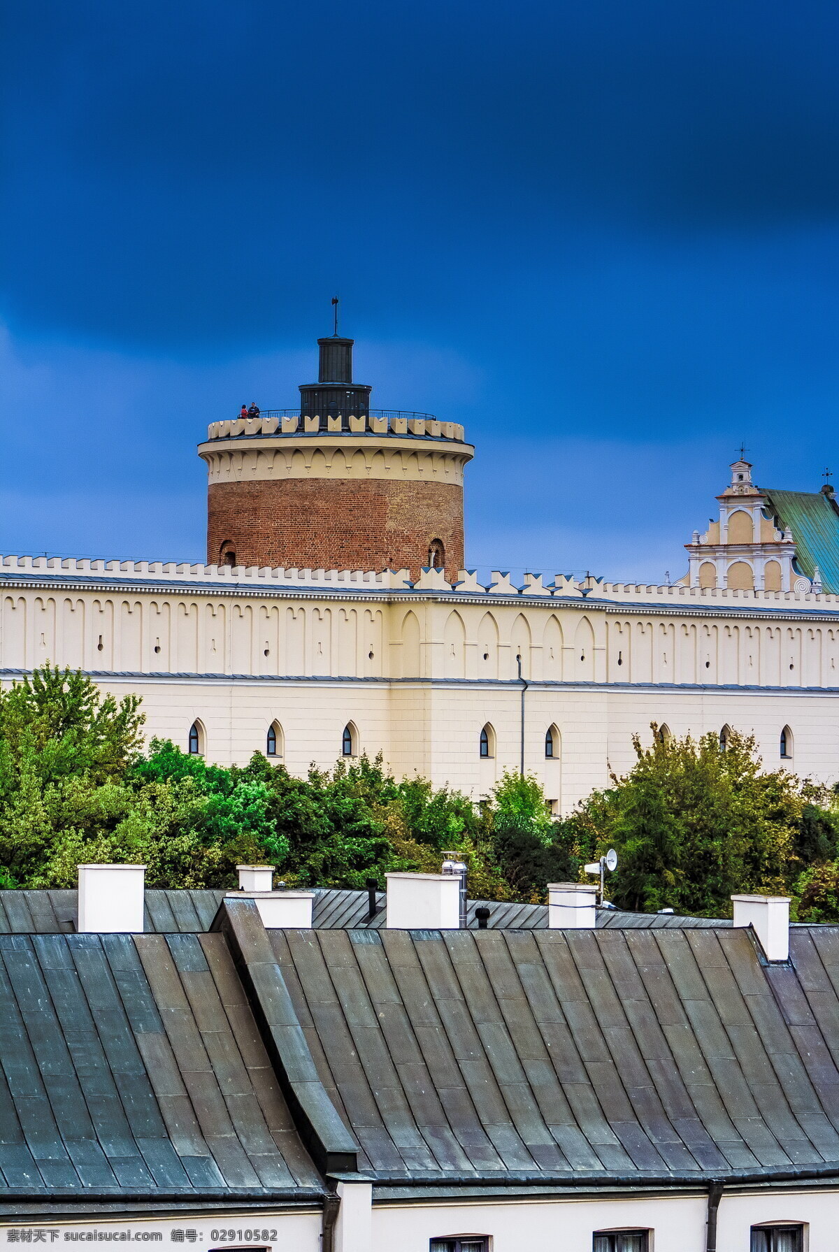 古老 欧式 城堡 波兰 卢布林 古堡 堡垒