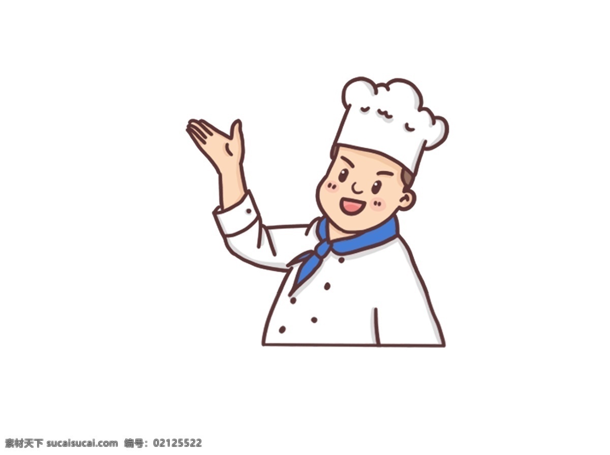 卡通厨师 卡通 厨师 失量卡通 失量人物 卡通娃娃 卡通人物 失量厨师 美味 餐饮 餐饮人物