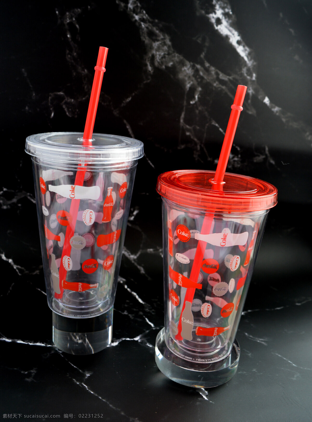 可乐 双层 吸管杯 吸管 塑料杯 透明杯 被盖 生活百科 生活素材