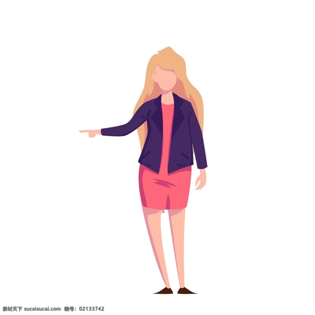 卡通 職業(yè)女性 免 扣 圖 卡通女人 棕色 頭發(fā) 女人 扁平 扁平化 女人免扣圖 免扣圖