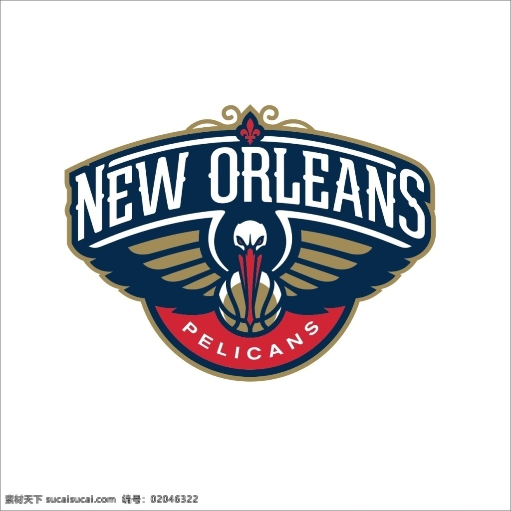 美国 nba 鹈鹕 队 标志 logo 美国nba 鹈鹕队 标志logo 白色