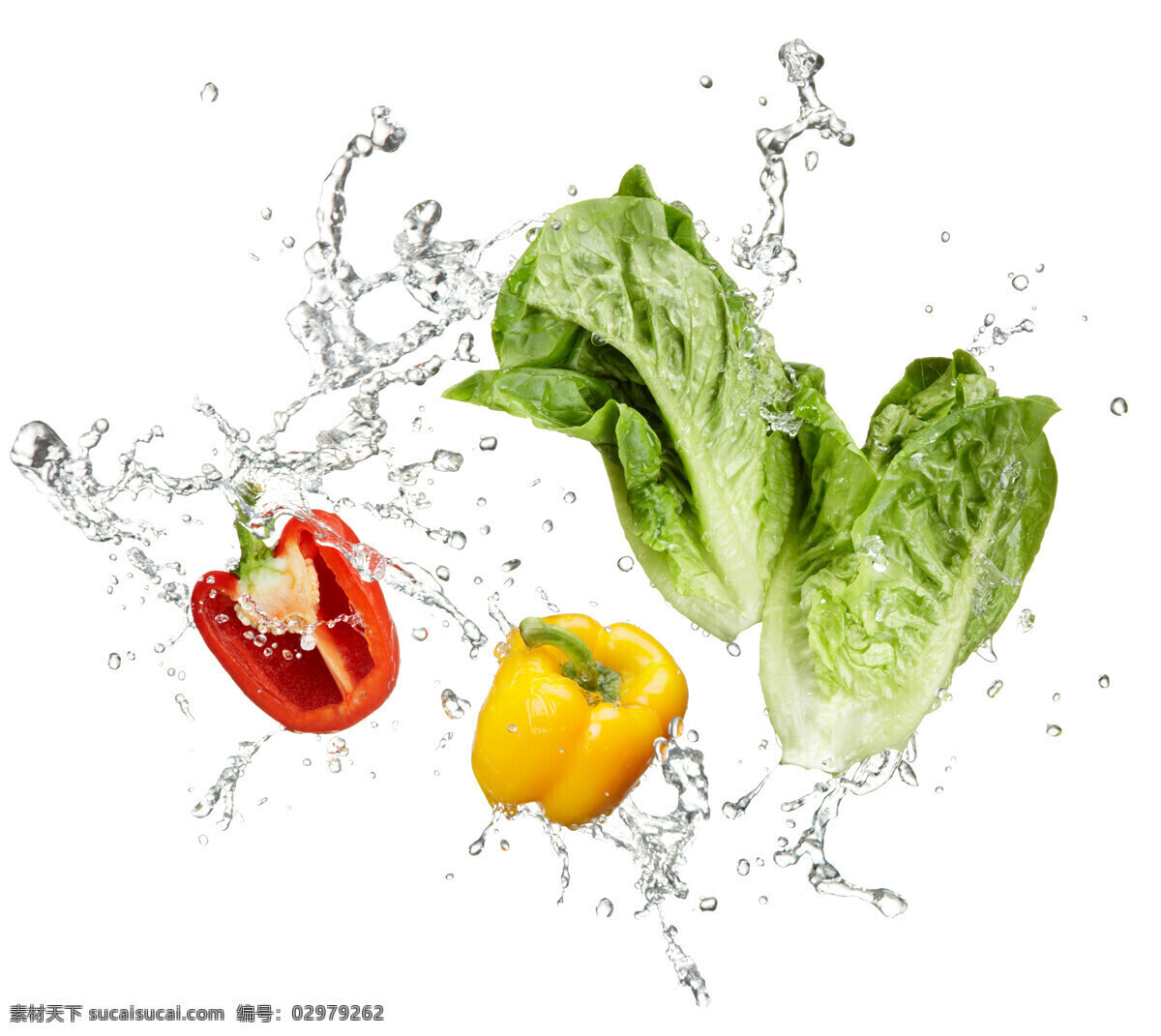 动感水果 蔬菜 动感 水果 水流 水中蔬菜 餐饮美食 食物原料
