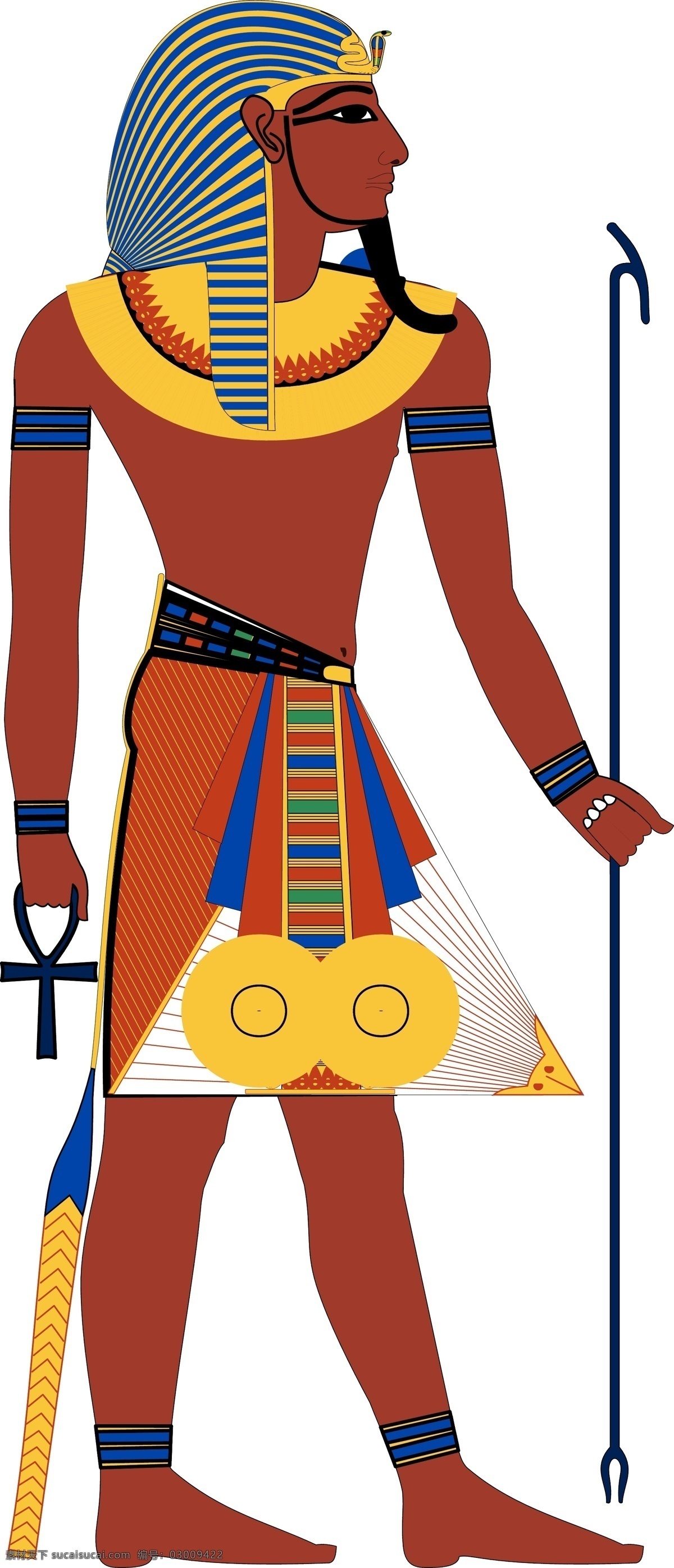 埃及 法老 矢量 古代 历史 战士 男 男性 象形文字 文化艺术 宗教信仰