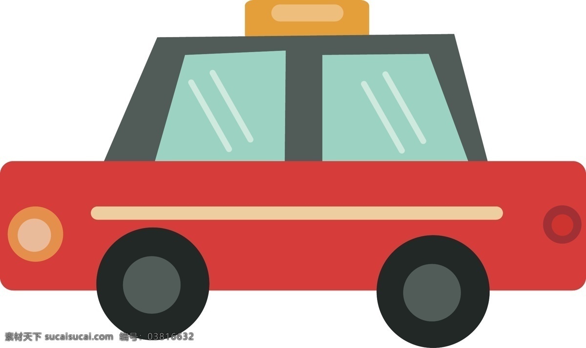 卡通 汽车 免 扣 矢量图 粉红色汽车 小车 卡车 车头 插画 图标 扁平化插图 交通工具 运输工具