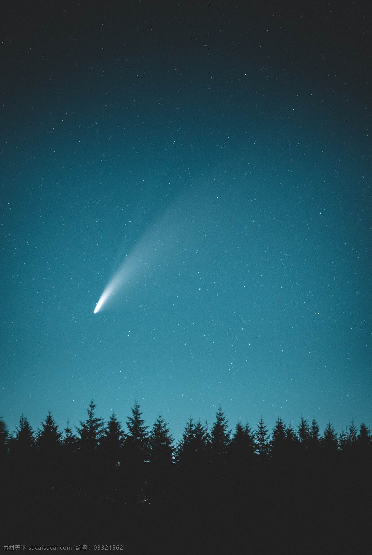 高清大图 青色夜空 流星 繁星 森林 丛林 夜空 星空 星空点点 自然风光 唯美风景 桌面壁纸 广告设计素材 摄影jpg 自然景观 自然风景