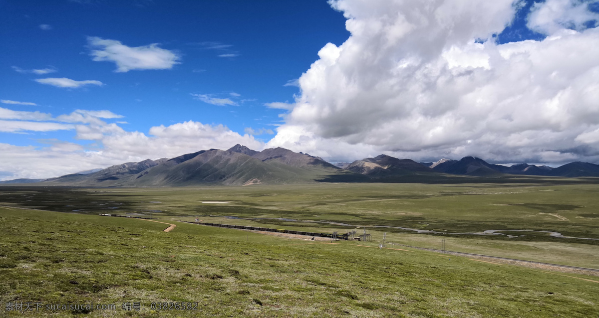 青藏高原 云淡风轻 苍穹 高度 白云 蓝天 自然景观 山水风景