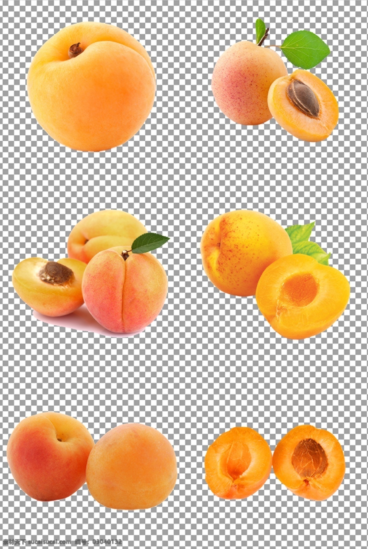 黄杏图片 新鲜 水果 杏子 黄杏 免抠 无背景 免抠图 抠图 元素 透明 通道 png免抠图 分层