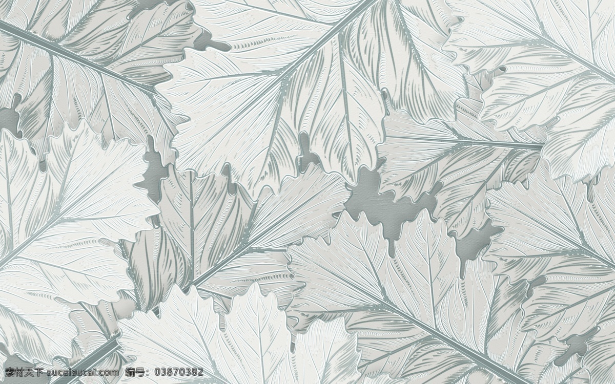 树叶 纹理 墙 贴 画 壁画 背景 墙贴 墙画 古风背景 分层
