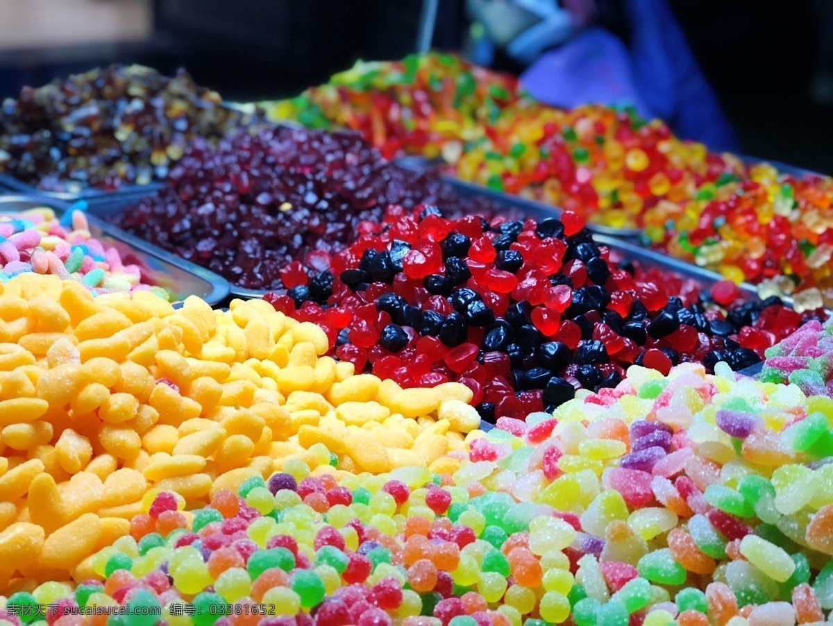 彩色糖果图片 彩色 糖果 软糖 甜蜜 零食 餐饮美食