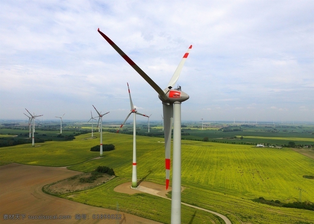 风力发电图片 风力发电 风电 现代科技 发电 新能源
