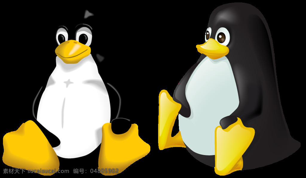 linux 操作系统 标志 免 抠 透明 企鹅图片 图标 logo 手绘企鹅 企鹅 卡通企鹅