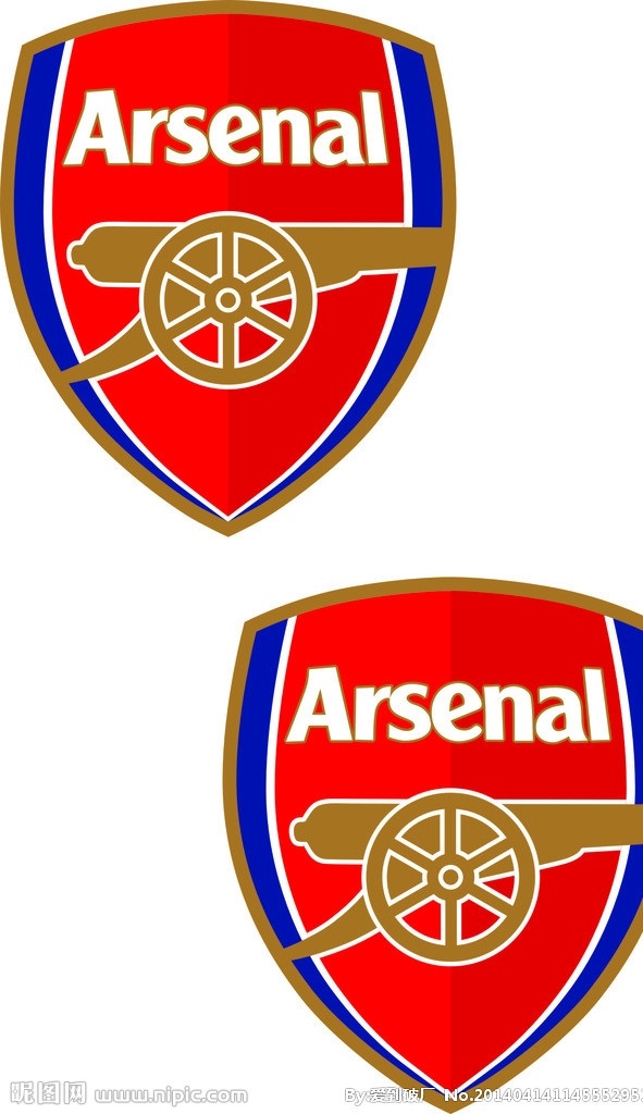 阿森纳队徽 阿森纳 队徽 足球 logo 兵工厂 标识标志图标 矢量