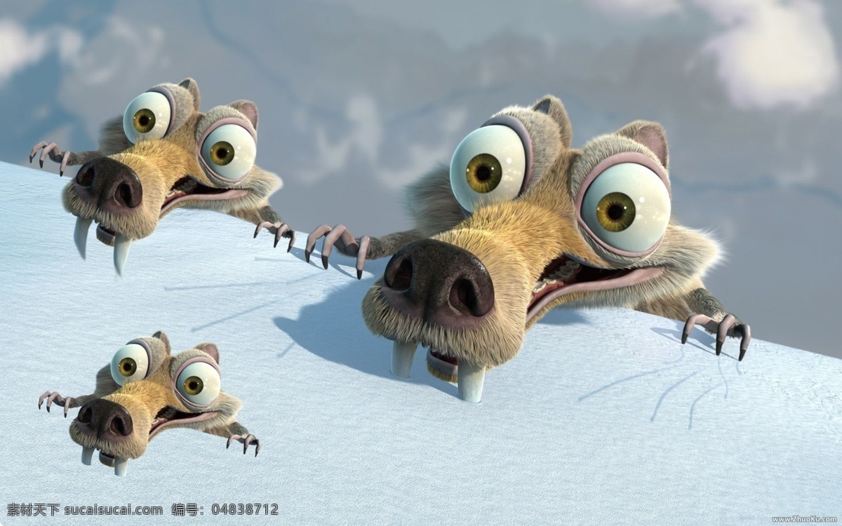 冰河世纪松鼠 冰河世纪 松鼠 动画人物 动画 冰块