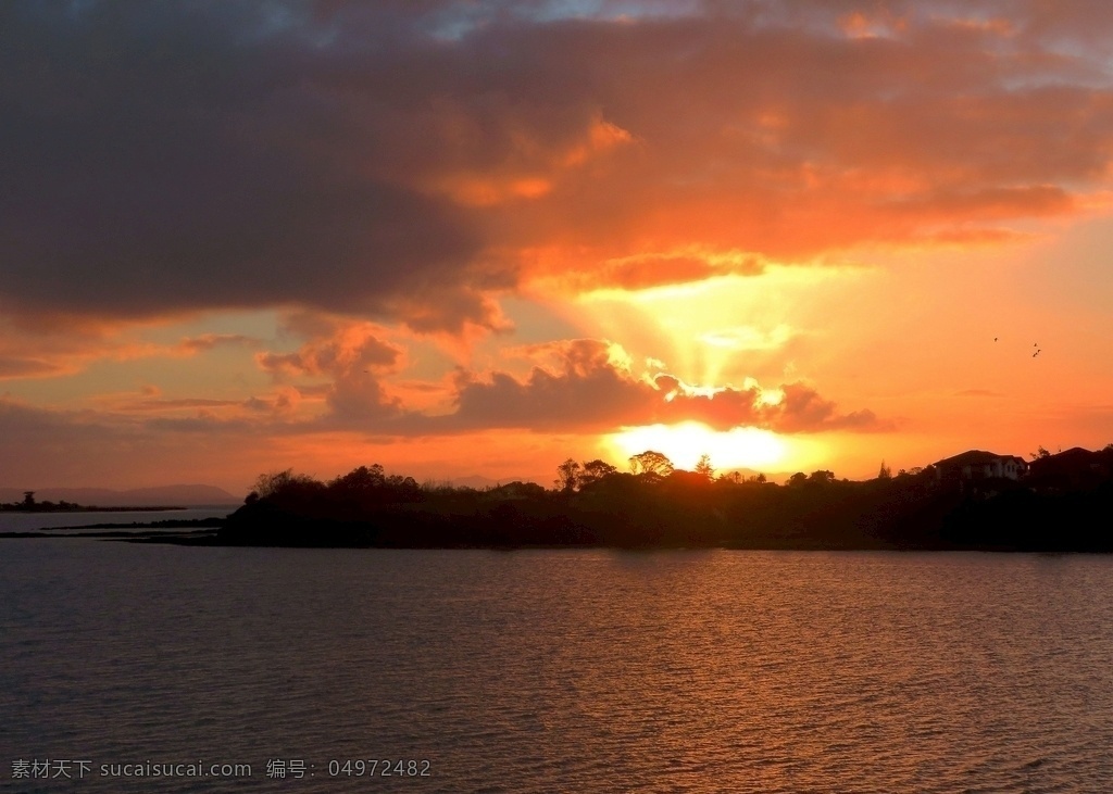 奧克蘭 海濱 晚霞 天空 藍(lán)天 彩云 日落 霞光 大海 海水 綠樹(shù) 倒影 自然風(fēng)光 新西蘭 風(fēng)光 自然景觀 自然風(fēng)景