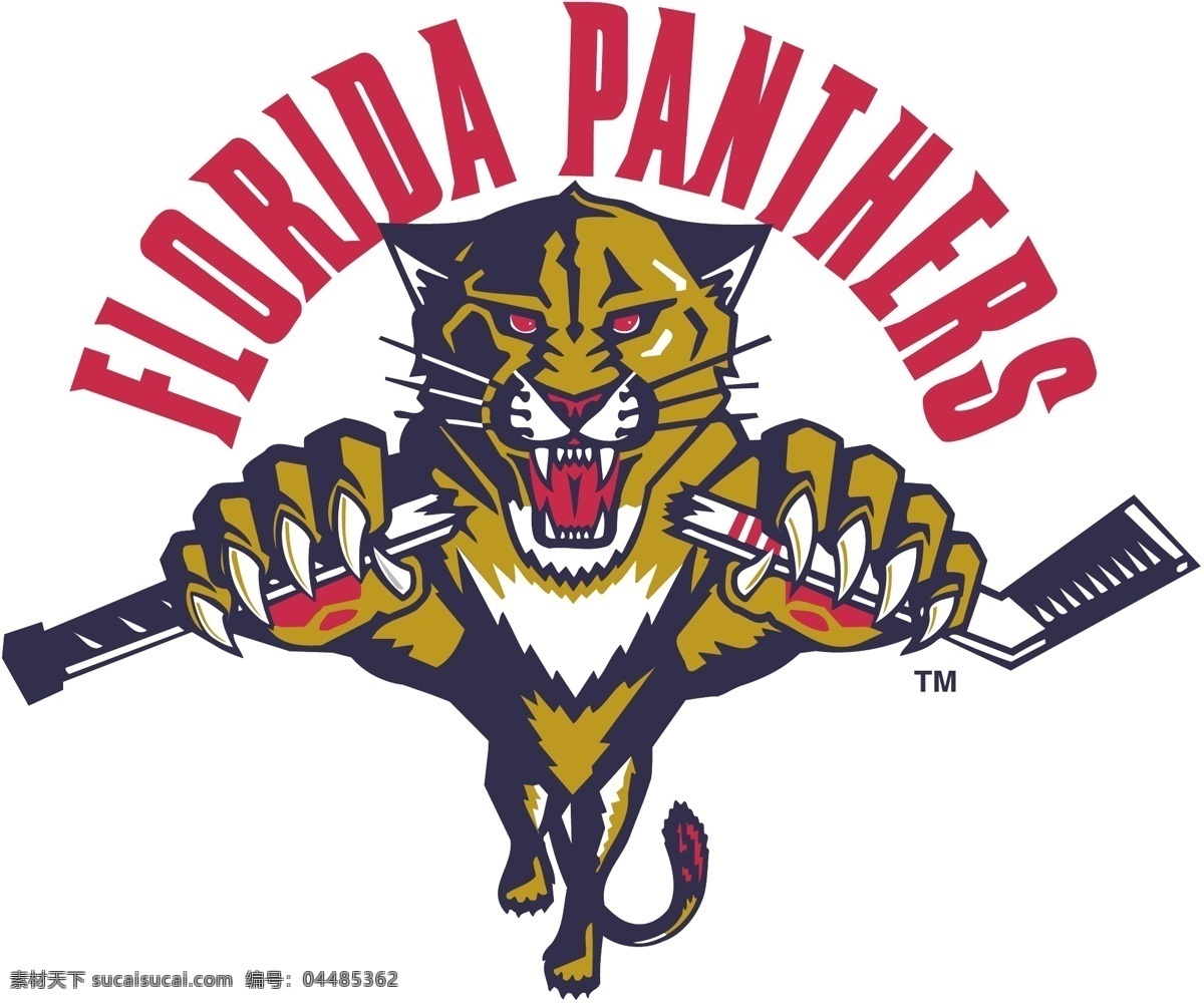 佛罗里达 美洲豹 队 冰球 俱乐部 免费 nhl 曲棍球 标志 黑豹 白色
