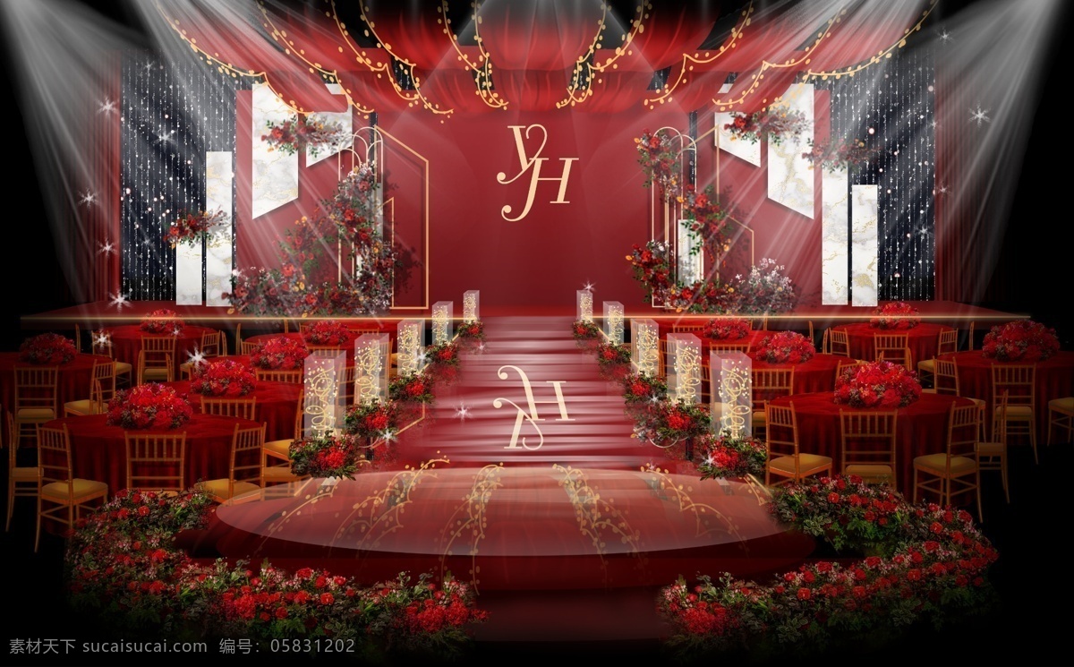 紅色 婚禮 主 舞臺(tái) 效果圖 紅色婚禮 紅金婚禮 婚禮效果圖 紅色花 婚禮花藝 小閃燈 婚禮主背景 亮片 婚慶禮儀 生日 禮 底紋邊框 背景底紋