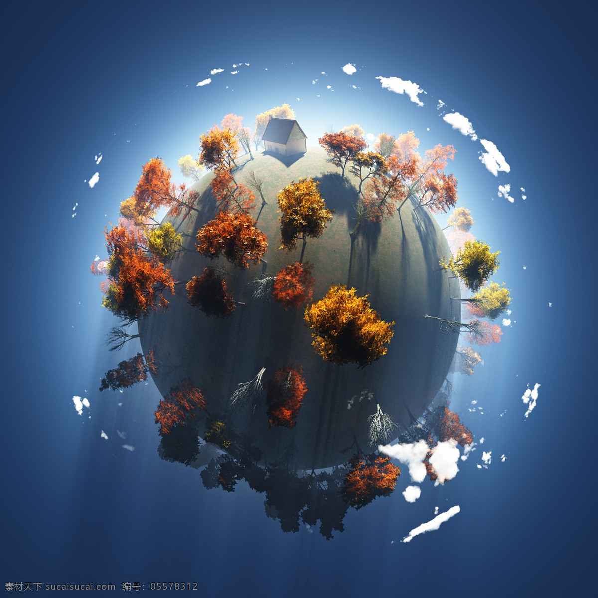 地球之美 地球 模型 四季变化 三维 科幻 3d设计 其他模型