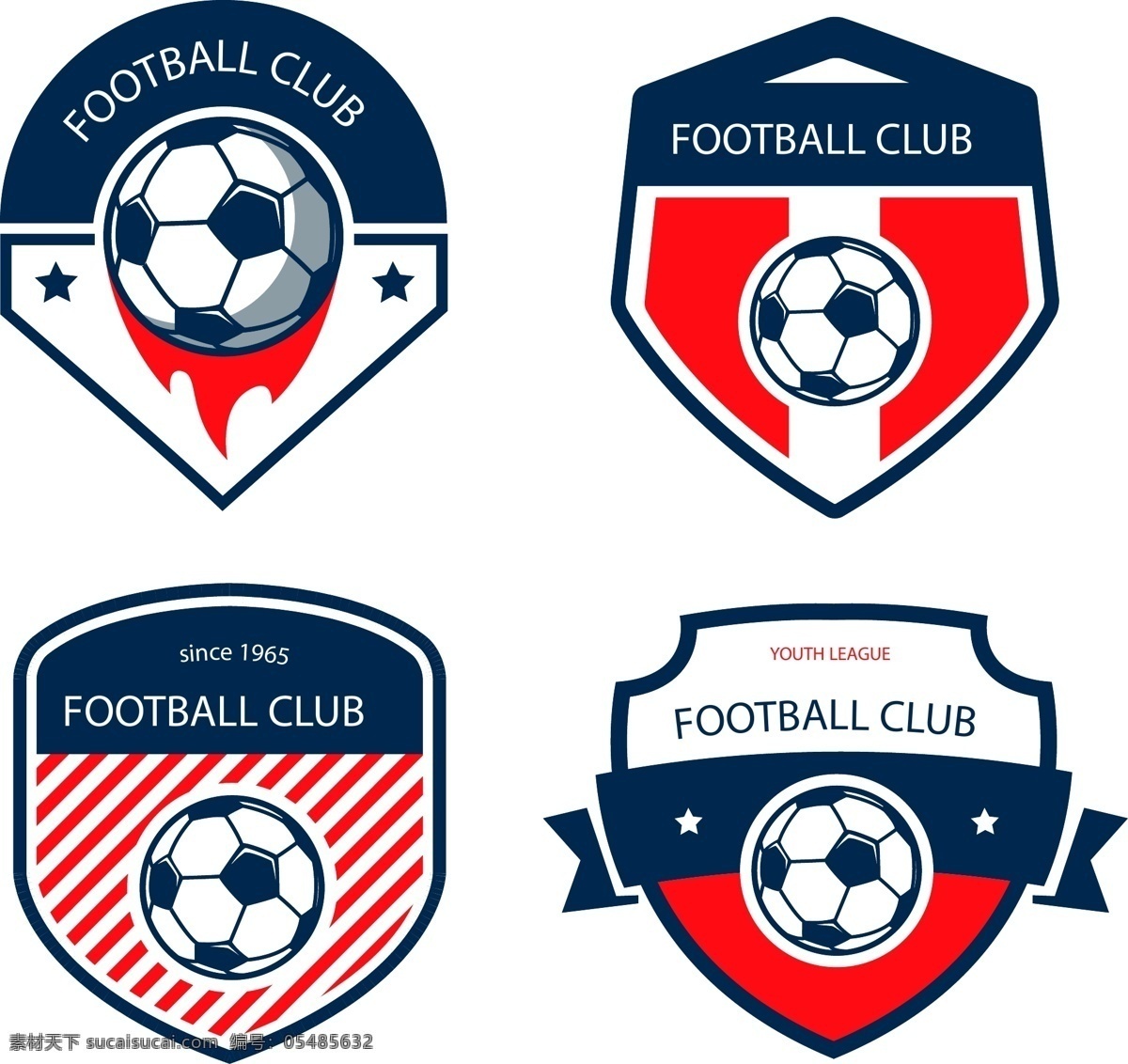 足球队 徽章 标志设计 球队标志 运动 足球 足球徽章 矢量 高清图片