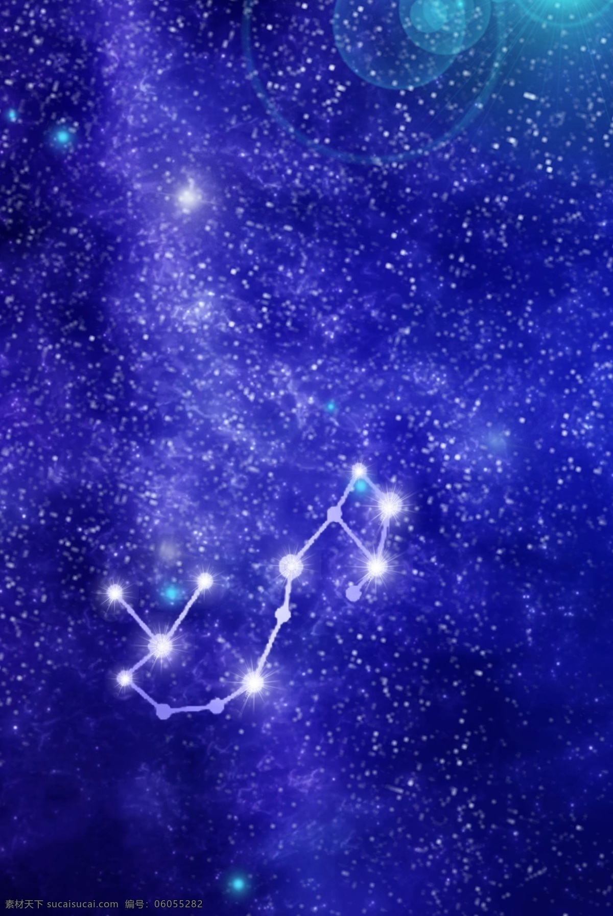 简约 梦幻 十二星座 天蝎座 星空 背景 唯美 星座 光效 文艺