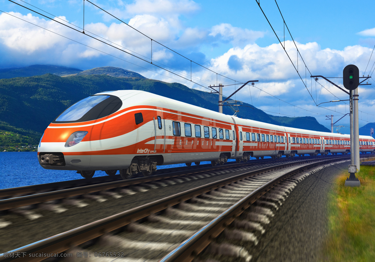 高速 鐵軌 列車 攝影圖片 高鐵 快速列車 動(dòng)車 機(jī)車 鐵路風(fēng)景 工業(yè)科技 現(xiàn)代科技 交通工具