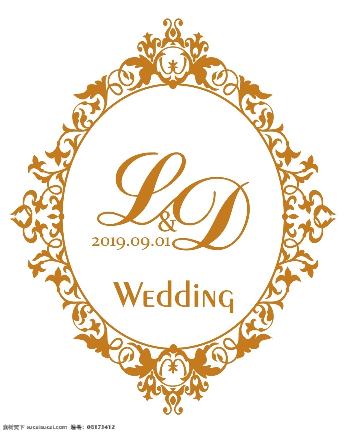 歐式 花紋 婚禮 logo 歐式花紋 婚禮logo 字母設(shè)計(jì) wedding ld標(biāo)志