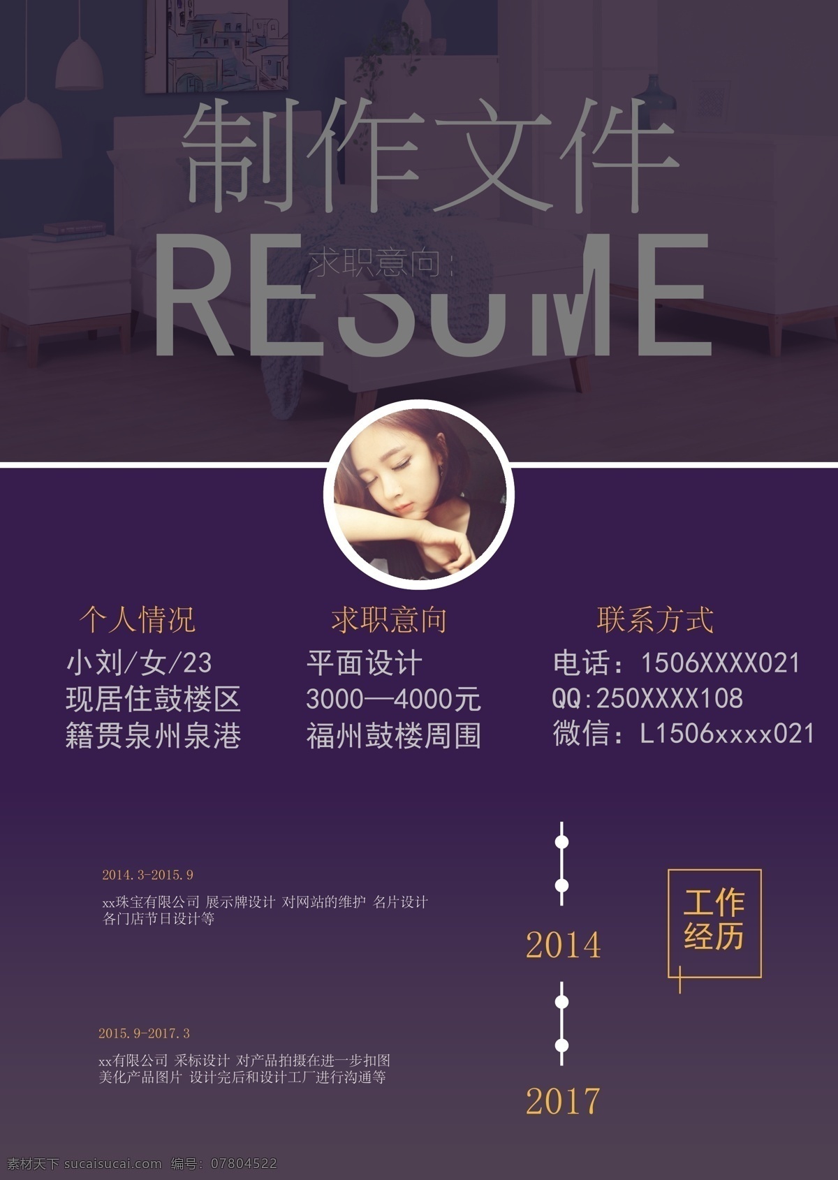 個人簡歷 參考 其他人 作品 都 本人 親身 體驗 喜歡 人 可以