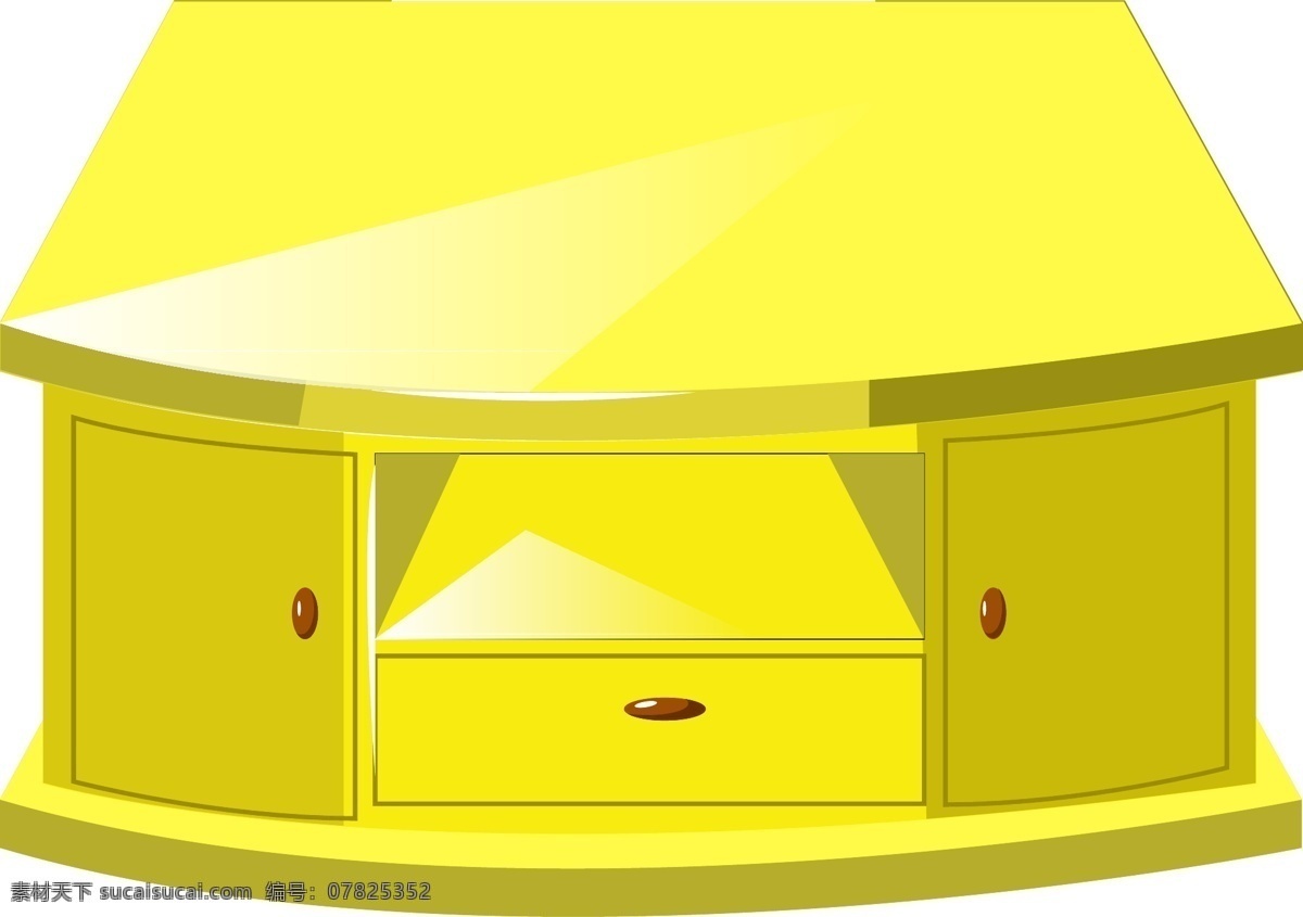 黄色 生活用品 柜子 用品