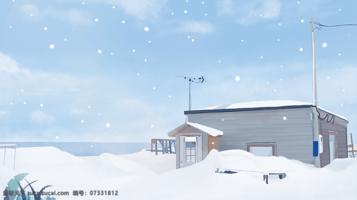 日本 北海道 旅游 看 雪景 小 清新 风格 小清新 建筑 房屋