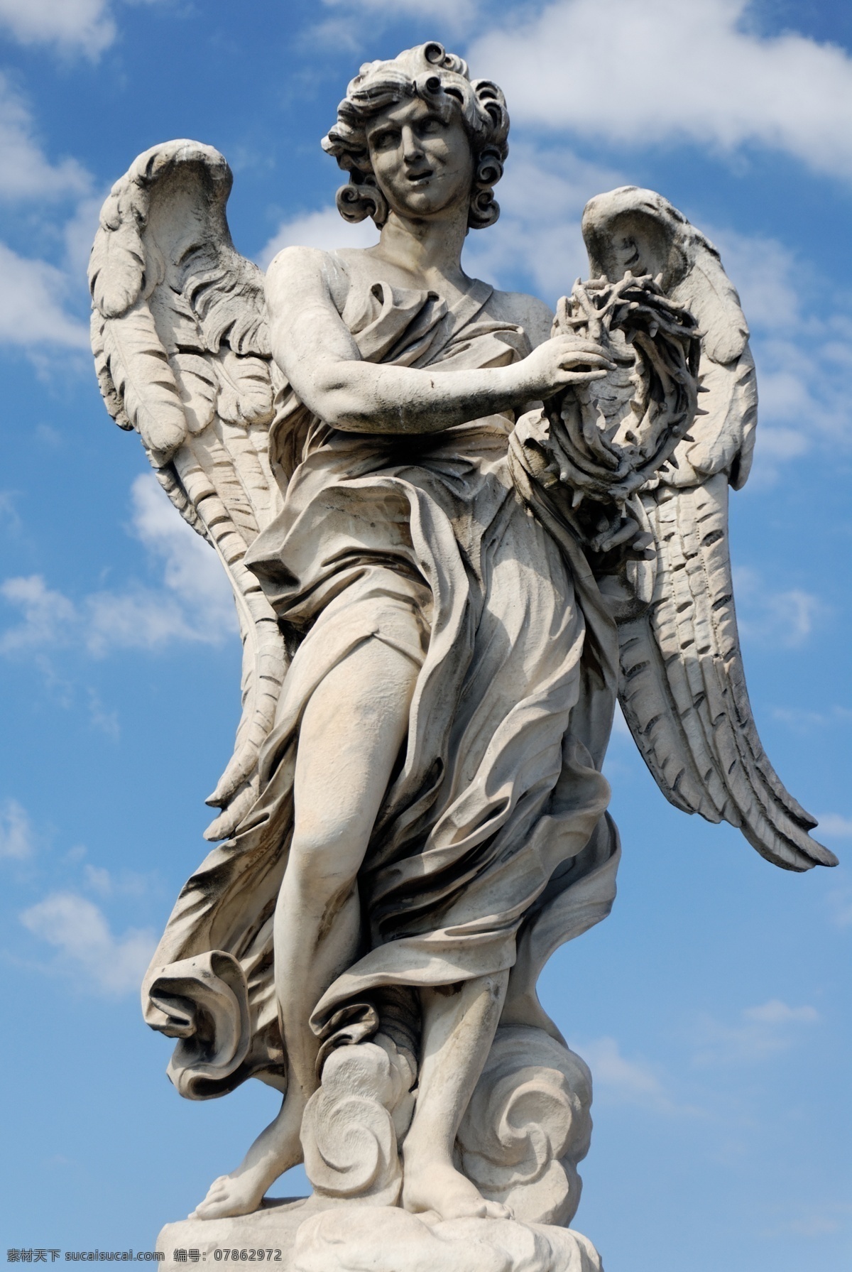 贝尔尼尼 雕塑 意大利 佛罗伦萨 圣天使桥 建筑园林