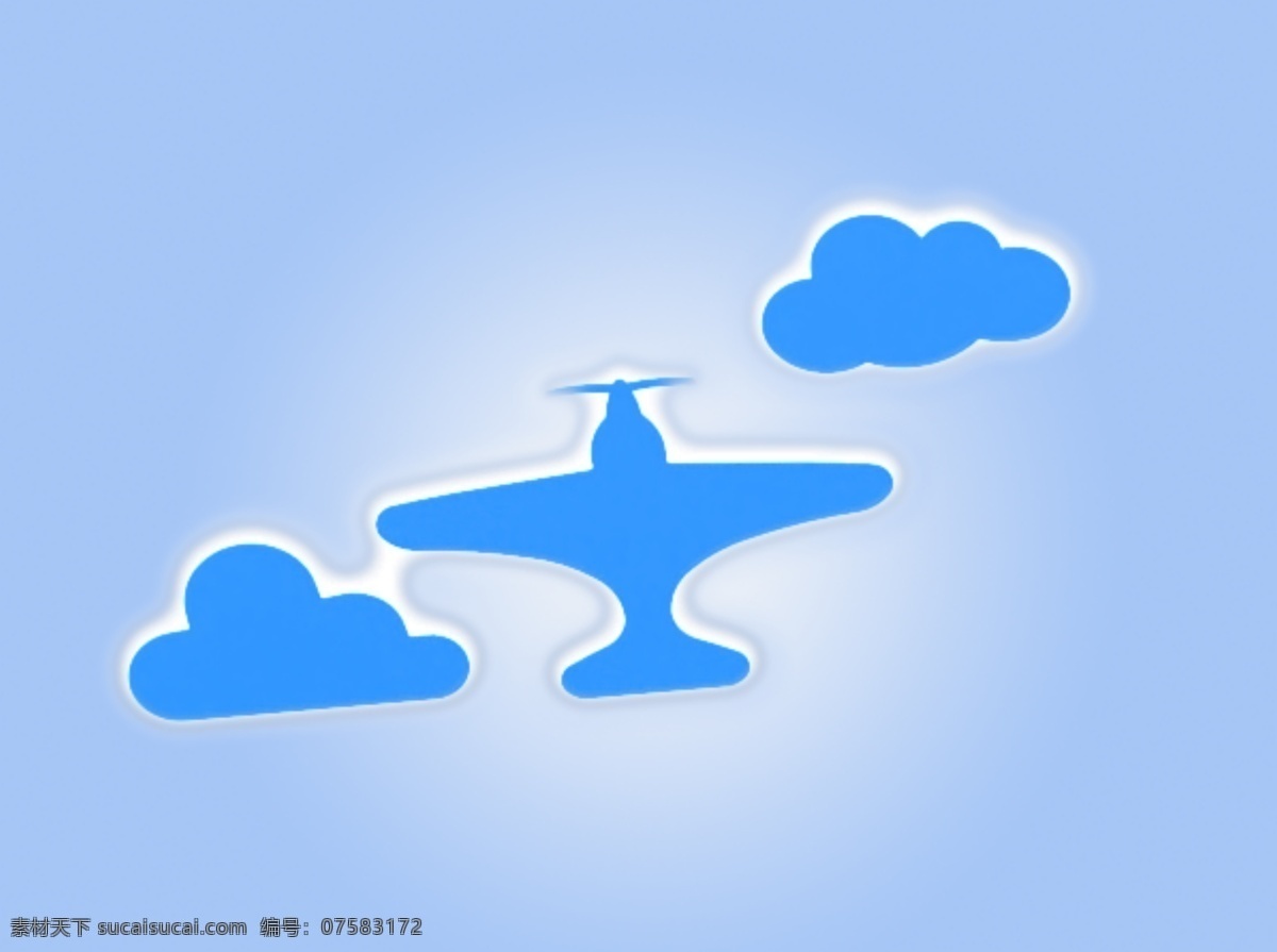 飞机 云朵 蓝天 白云 线条 儿童素材 分层 ps 六一 61 儿童节 卡通 素材库