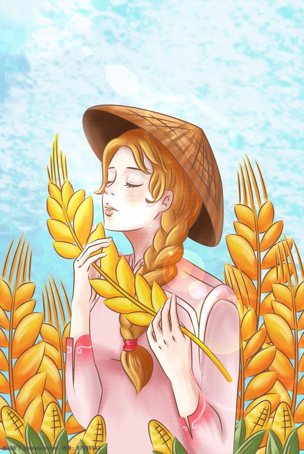 插畫 手繪 插畫美女 插畫女孩 手繪女孩 女孩