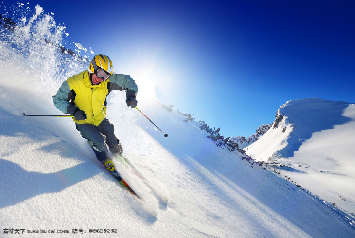 滑雪人物图片 山顶滑雪 速滑 滑雪飞驰 落日滑雪 人物图库 职业人物