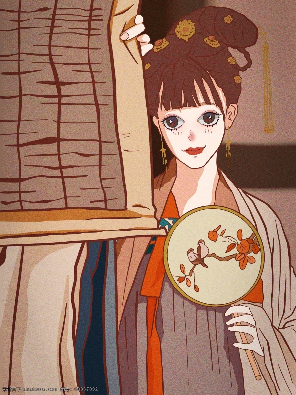 知 否 主題 色 治愈 插畫 古裝 美女 卷 珠簾 古風(fēng) 古代 唯美 壁紙 知否主題色 知否 知否知否 應(yīng) 綠肥紅瘦 復(fù)古 漢服 竹簾 唯美治愈 仕女 卷珠簾