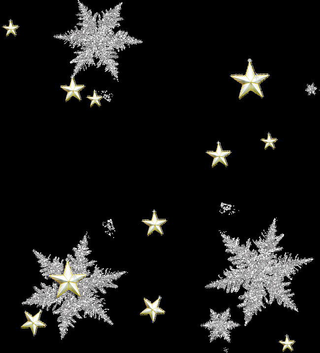 高端 大气 雪花 星星 金色 质感 圣诞元素 圣诞装饰 圣诞节 圣诞 节日 设计元素