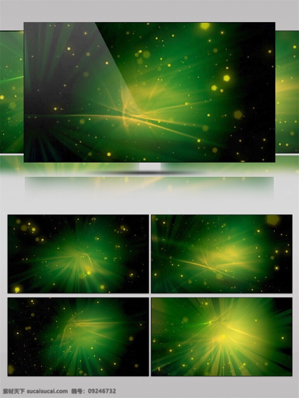 三维空间 绿色 光影 视频 高清 清新绿色 光效 视频素材 动态视频素材
