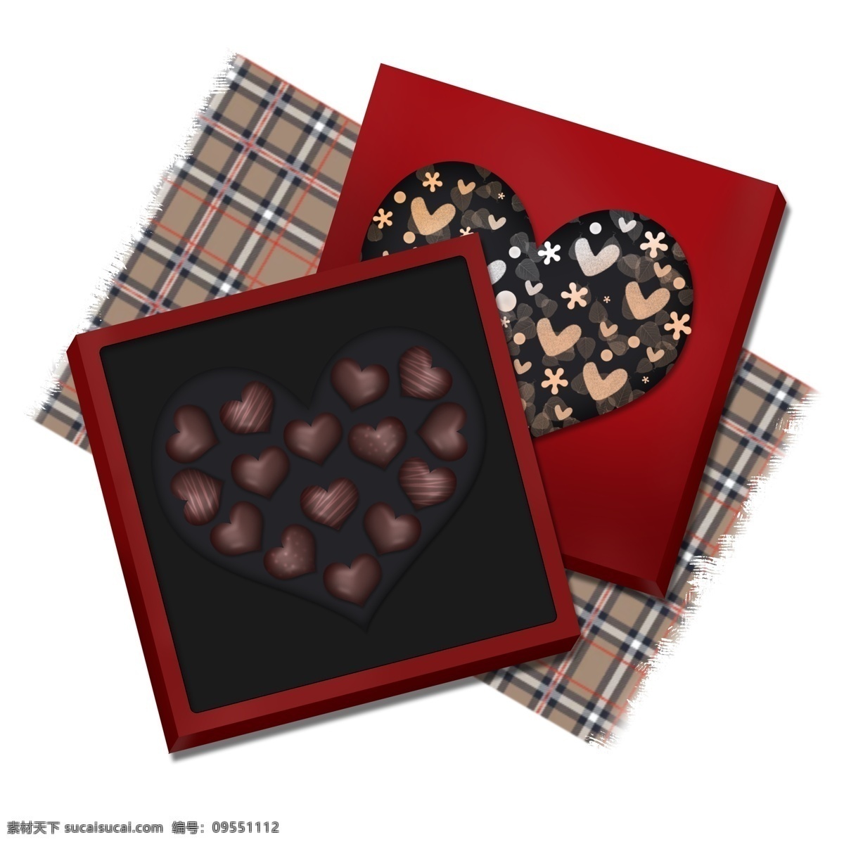 黑色 情人节 浪漫 手绘 礼物 巧克力 甜食 装饰 黑色情人节 节日